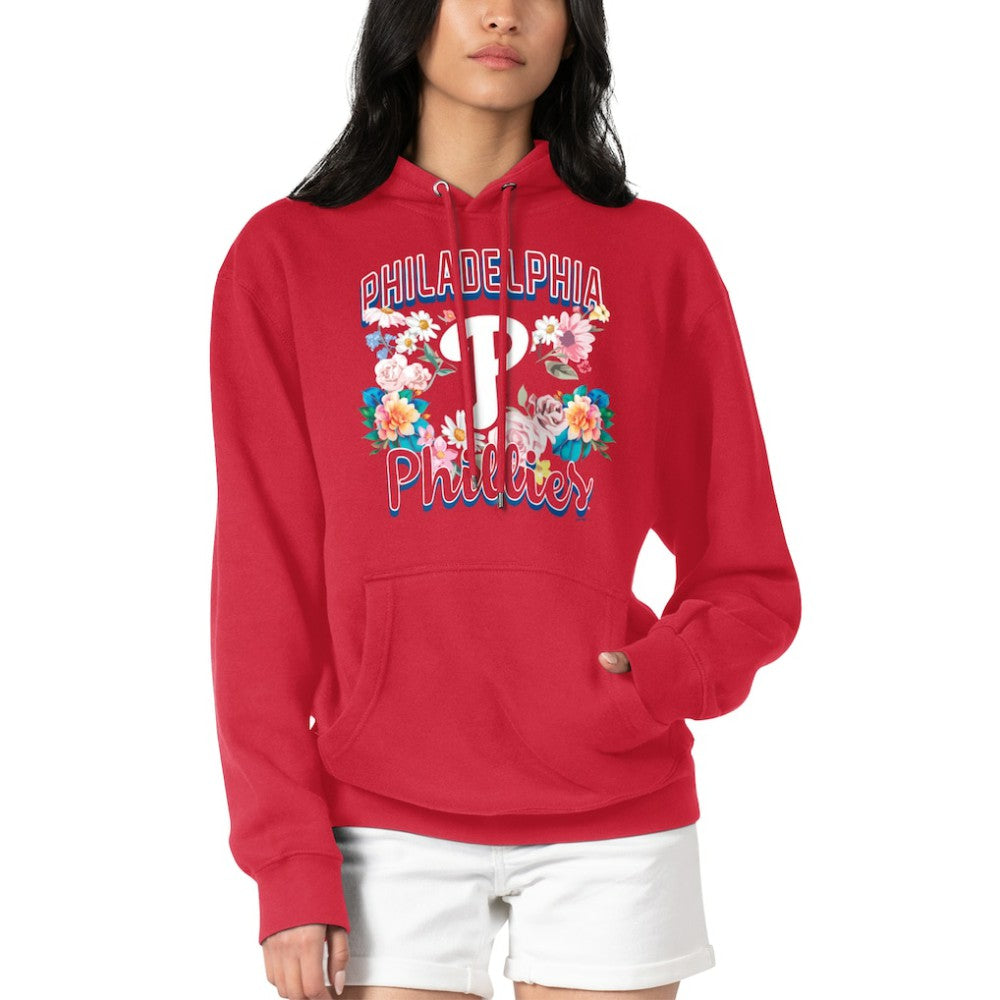 Philadelphia Phillies G-III 4Her by Carl Banks Women's Flowers Graphic Pullover Hoodie - MLB