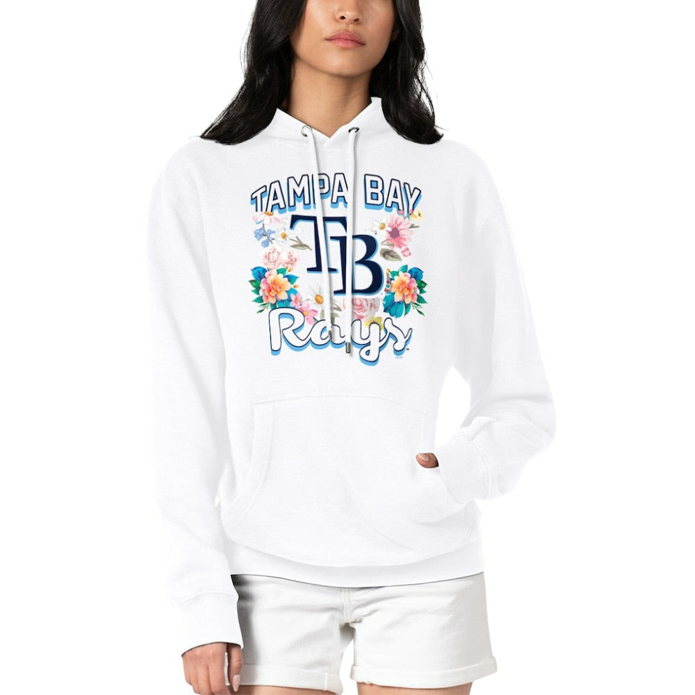 Tampa Bay Rays G-III 4Her by Carl Banks Women's Flowers Graphic Pullover Hoodie - MLB