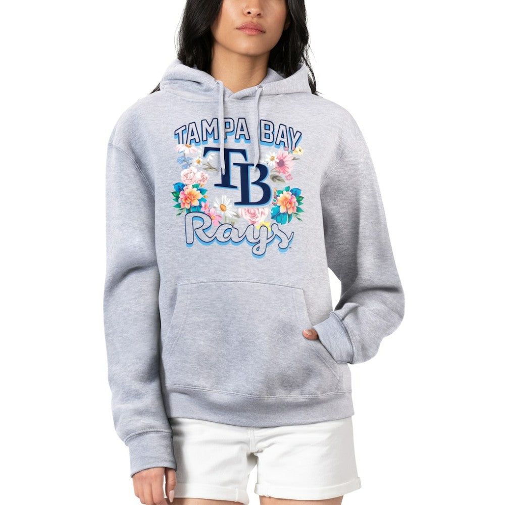 Tampa Bay Rays G-III 4Her by Carl Banks Women's Flowers Graphic Pullover Hoodie - MLB