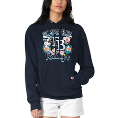 Tampa Bay Rays G-III 4Her by Carl Banks Women's Flowers Graphic Pullover Hoodie - MLB