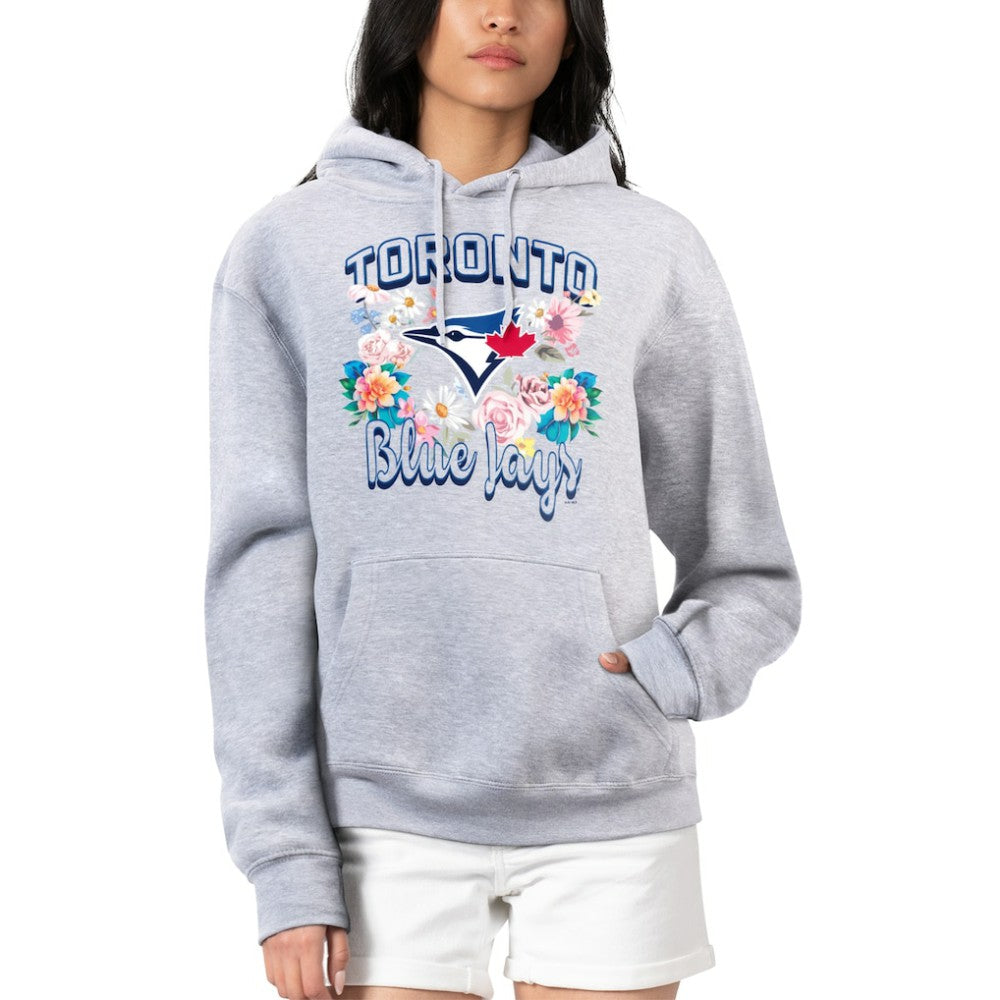 Toronto Blue Jays G-III 4Her by Carl Banks Women's Flowers Graphic Pullover Hoodie - MLB