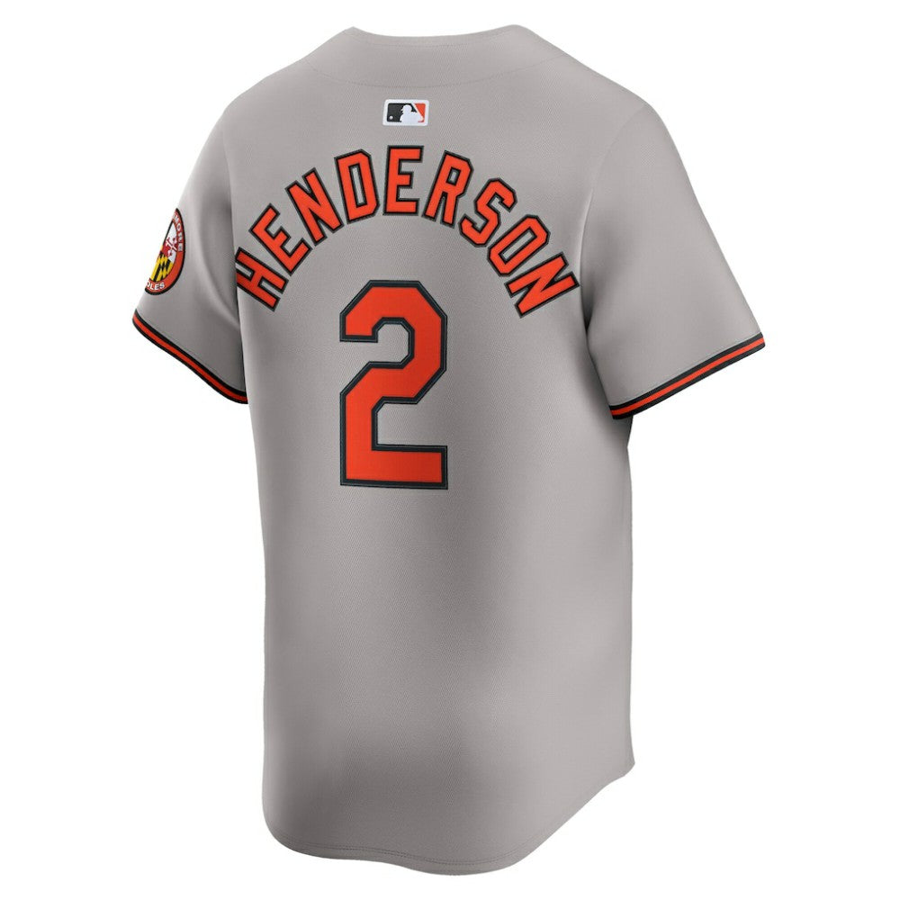 Gunnar Henderson Baltimore Orioles Nike Road Limited Player Jersey - MLB