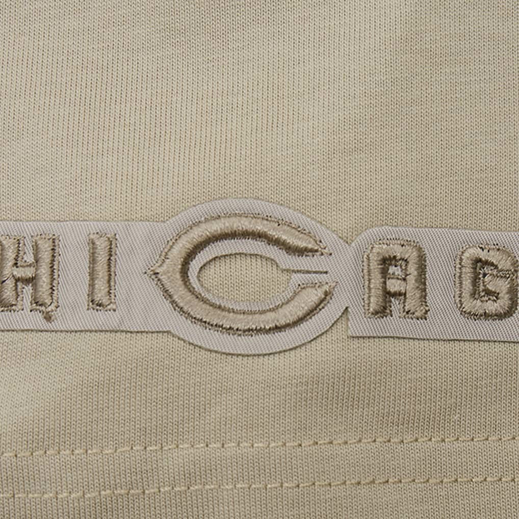 Chicago Bears Pro Standard Drop Shoulder T-Shirt Tan | NFL