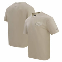New York Jets Pro Standard Drop Shoulder T-Shirt Tan | NFL