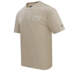 New York Jets Pro Standard Drop Shoulder T-Shirt Tan | NFL