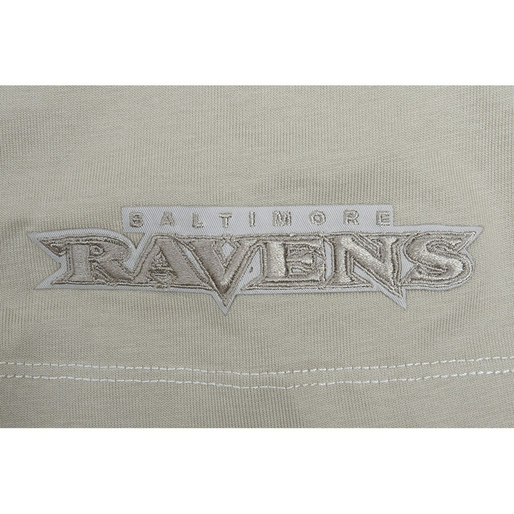 Baltimore Ravens Pro Standard Drop Shoulder T-Shirt Tan | NFL