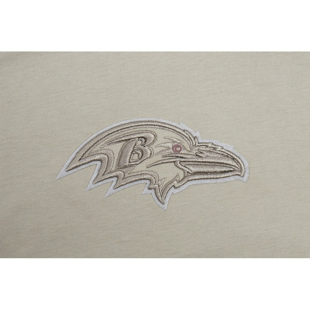 Baltimore Ravens Pro Standard Drop Shoulder T-Shirt Tan | NFL