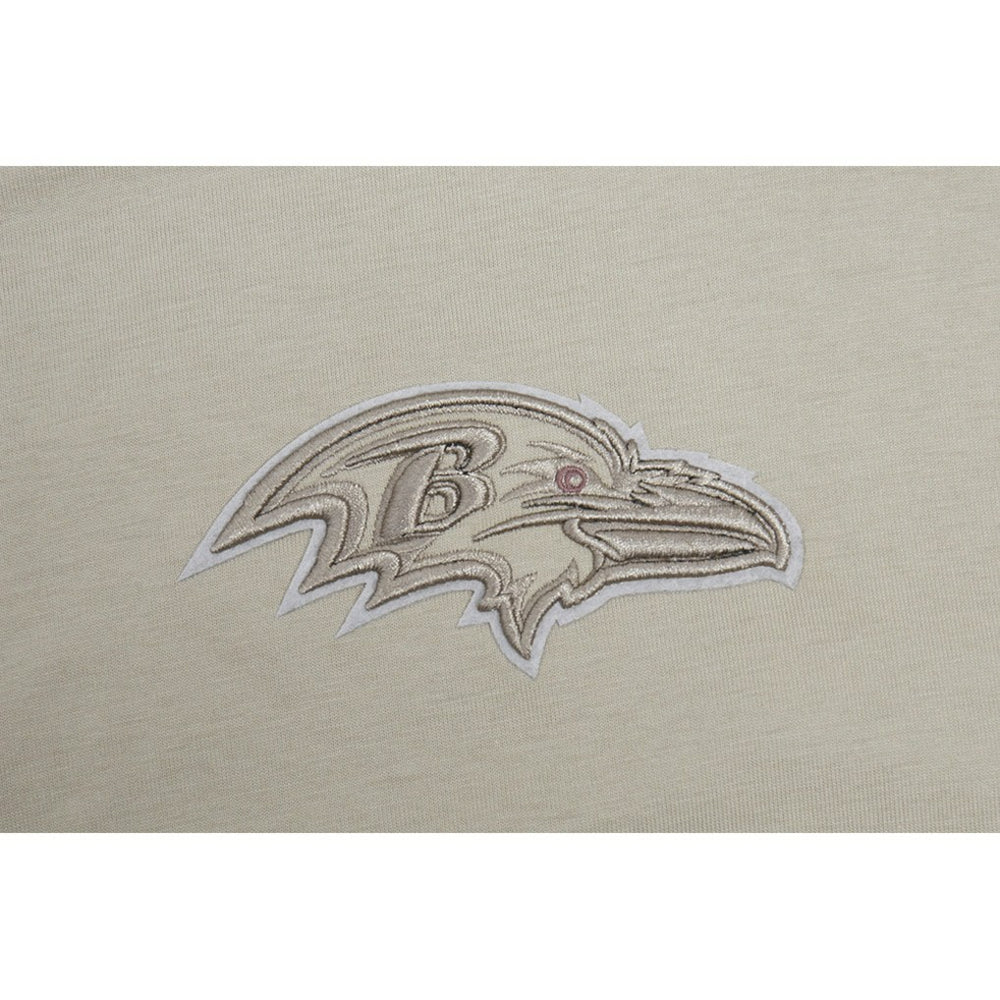 Baltimore Ravens Pro Standard Drop Shoulder T-Shirt Tan | NFL