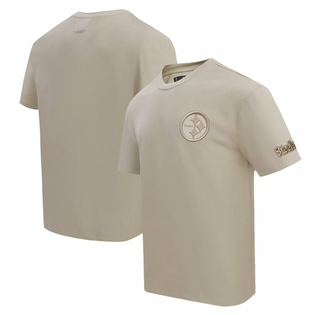 Pittsburgh Steelers Pro Standard Drop Shoulder T-Shirt Tan | NFL