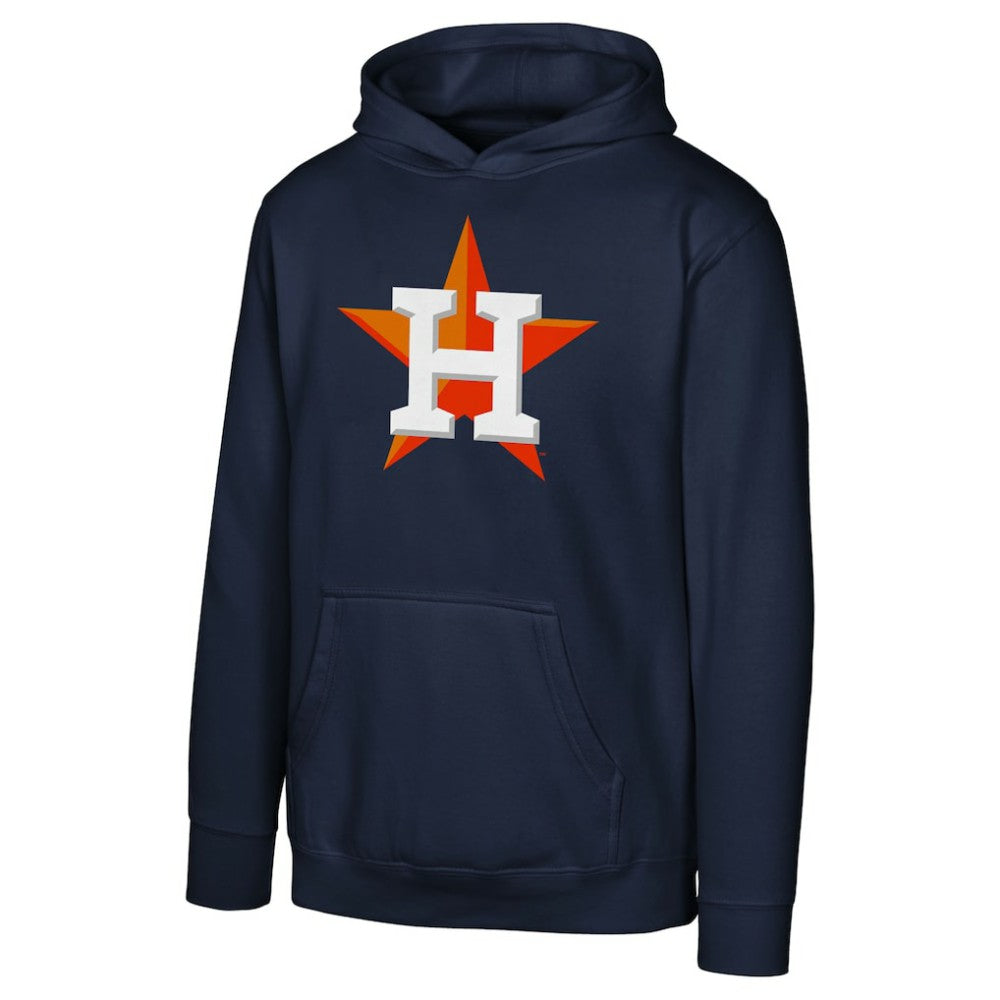 Houston Astros Youth Primary Logo Pullover Hoodie - MLB