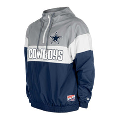 Dallas Cowboys New Era Pullover Quarter-Zip Hoodie Jacket Navy | NFL