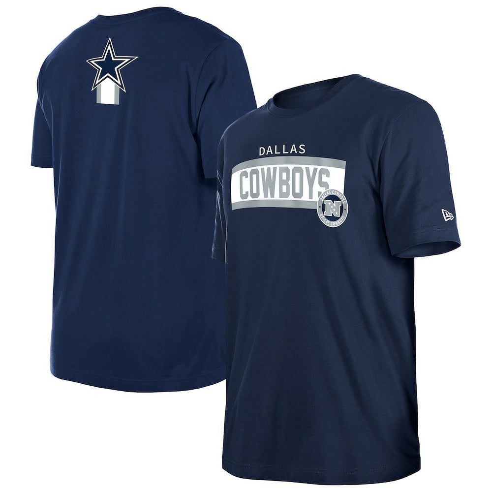 Dallas Cowboys New Era 3rd Down High Density Print T-Shirt Navy | NFL