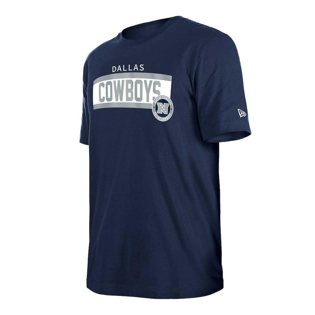 Dallas Cowboys New Era 3rd Down High Density Print T-Shirt Navy | NFL