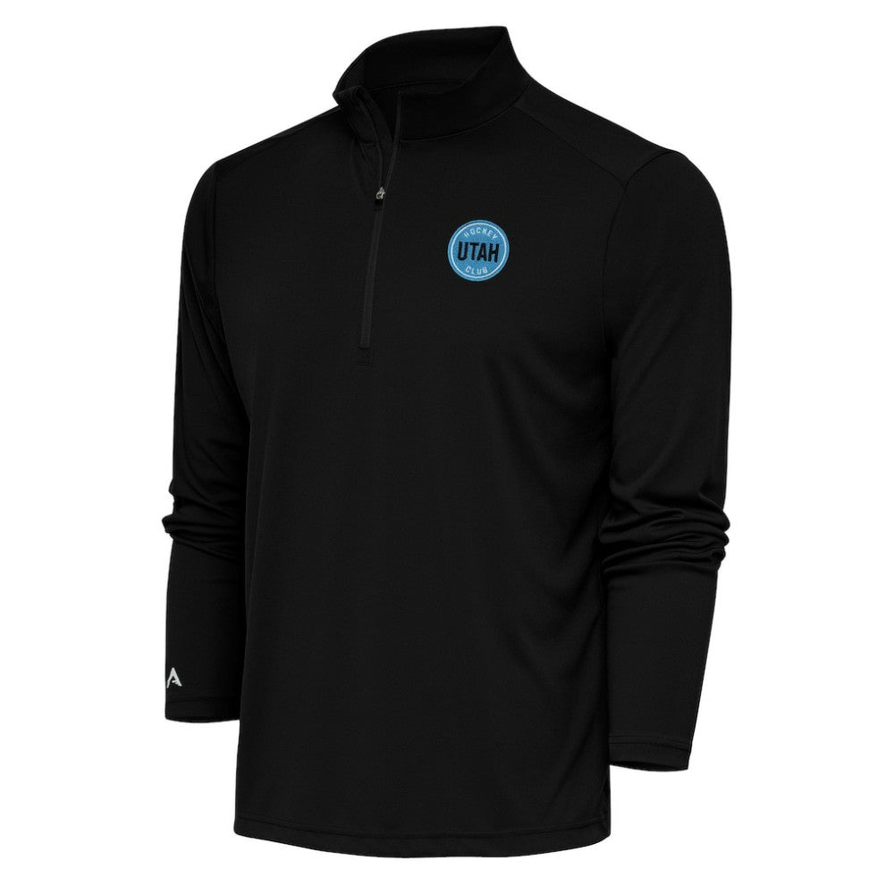 Utah Mammoth Antigua Tribute Quarter-Zip Pullover Top - Black - NHL