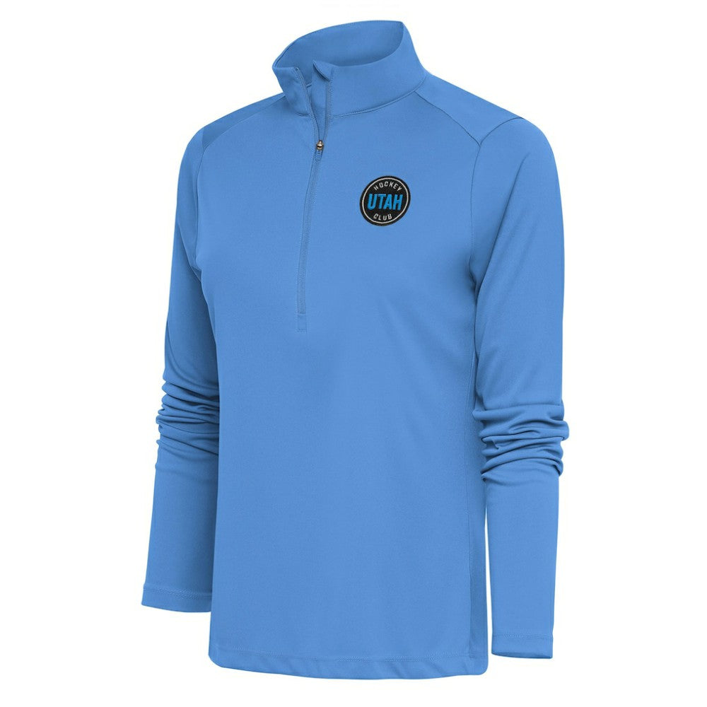 Utah Mammoth Antigua Women's Tribute Half-Zip Pullover Top - Light Blue - NHL