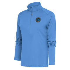 Utah Mammoth Antigua Women's Tribute Half-Zip Pullover Top - Light Blue - NHL