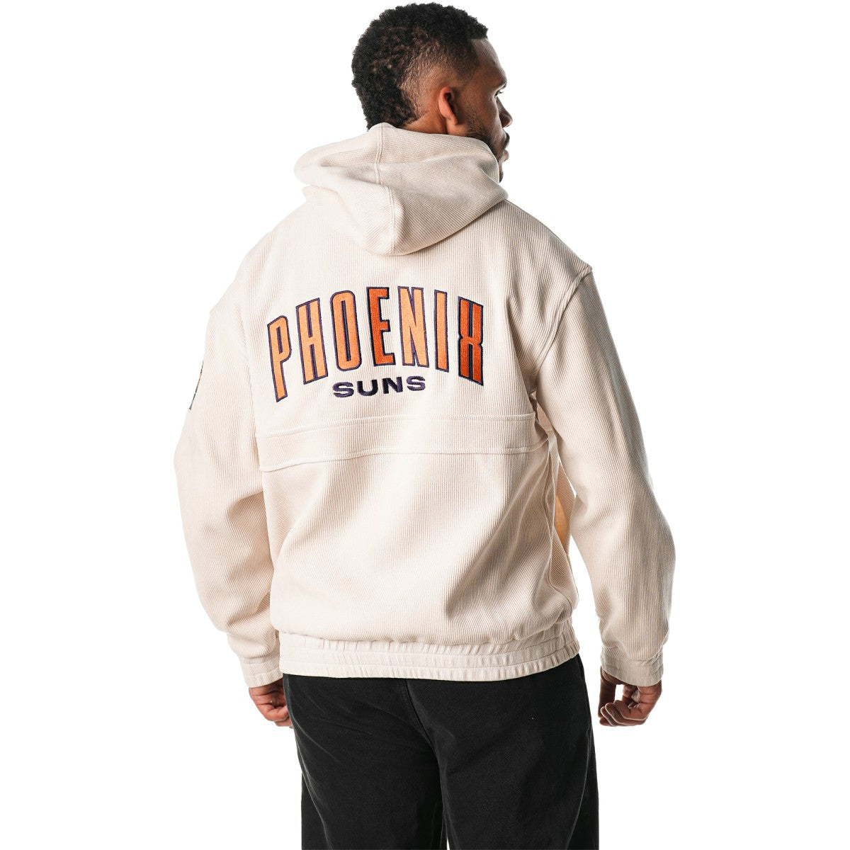 Phoenix Suns The Wild Collective Unisex Corduroy Tri-Blend Pullover Hoodie Cream - NBA