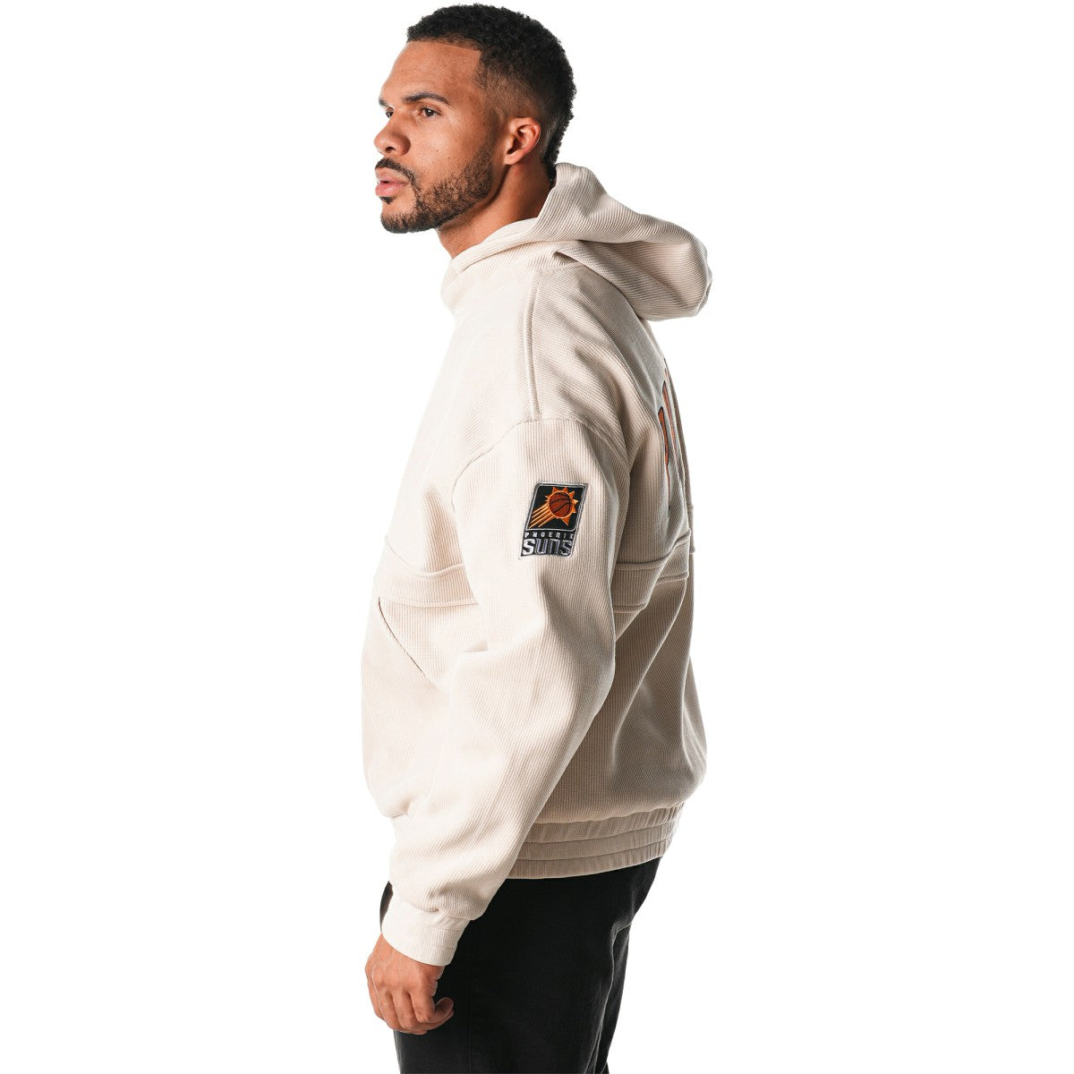 Phoenix Suns The Wild Collective Unisex Corduroy Tri-Blend Pullover Hoodie Cream - NBA