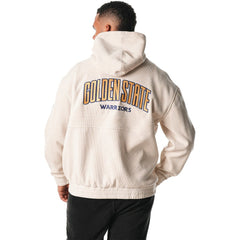 Golden State Warriors The Wild Collective Unisex Corduroy Tri-Blend Pullover Hoodie Cream - NBA
