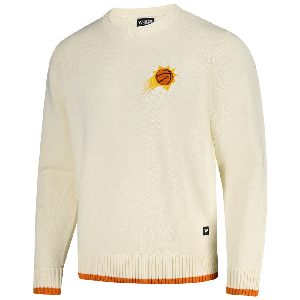 Phoenix Suns The Wild Collective Unisex Jacquard Knit Pullover Sweater Cream - NBA