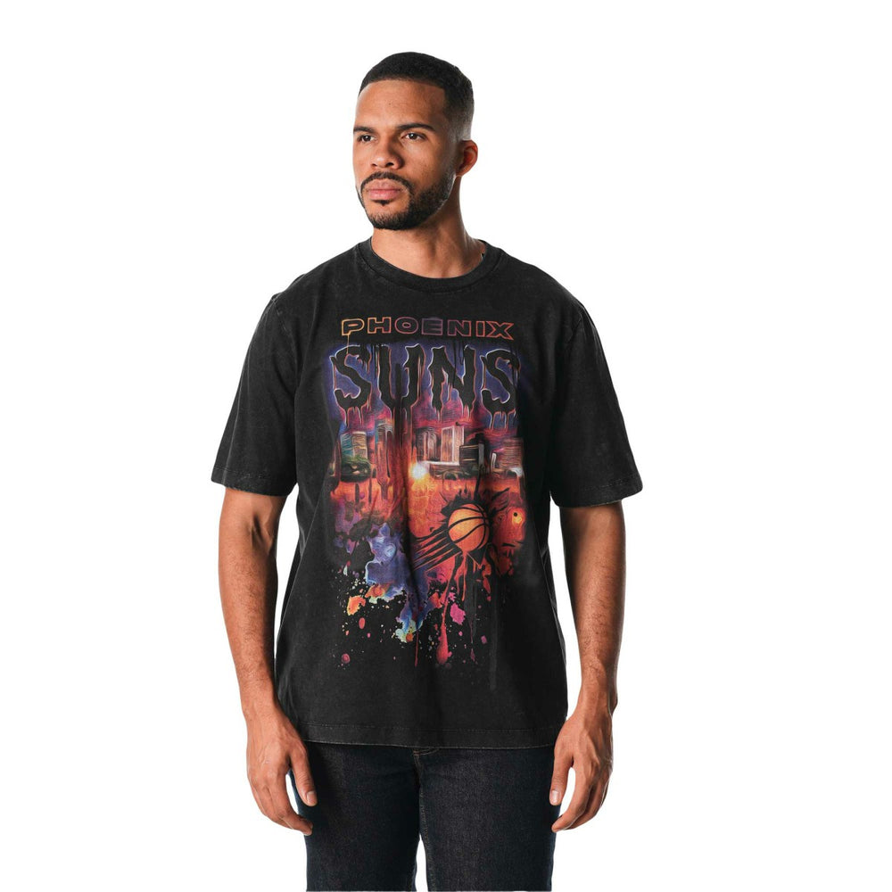 Phoenix Suns The Wild Collective Unisex Washed T-Shirt Black - NBA