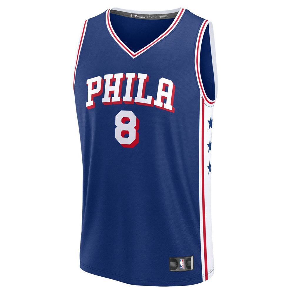 Paul George Philadelphia 76ers Youth Fast Break Replica Player Jersey Icon Edition Royal - NBA