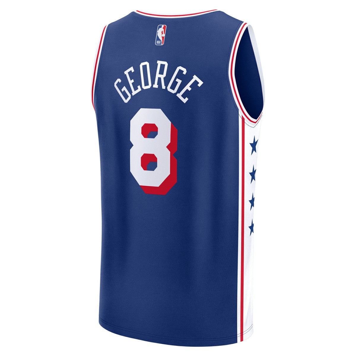 Paul George Philadelphia 76ers Youth Fast Break Replica Player Jersey Icon Edition Royal - NBA