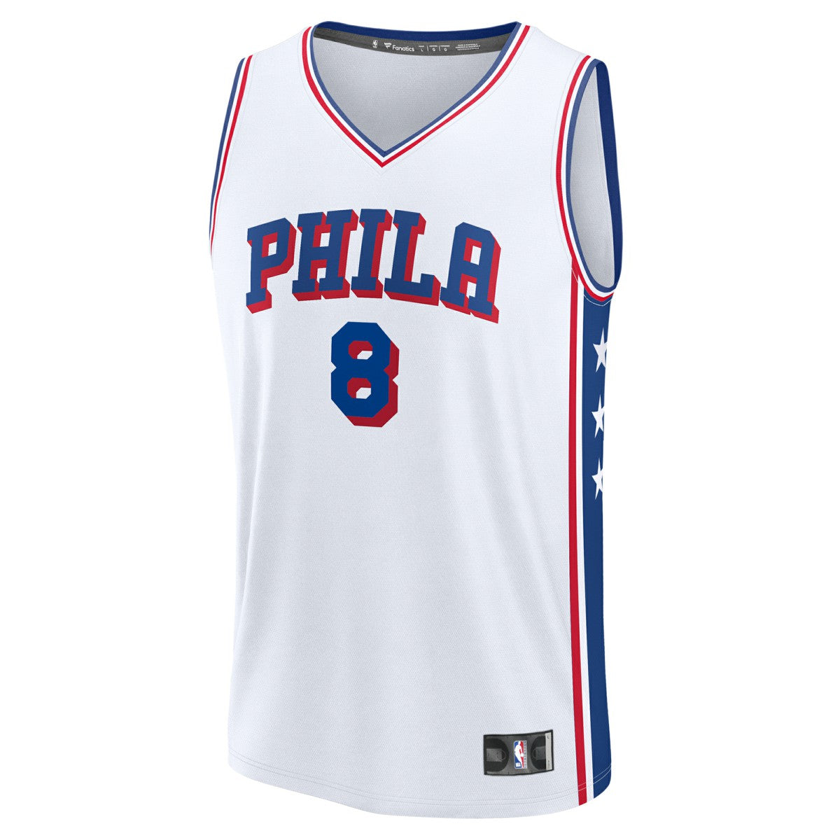 Paul George Philadelphia 76ers Youth Fast Break Replica Player Jersey Association Edition White - NBA