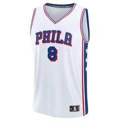 Paul George Philadelphia 76ers Youth Fast Break Replica Player Jersey Association Edition White - NBA