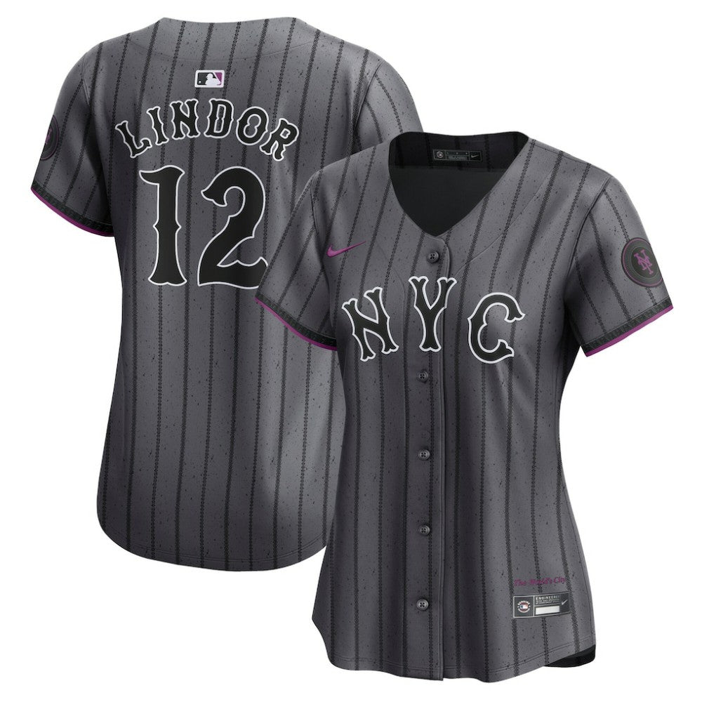 Francisco Lindor New York Mets Nike Women's City Connect Limited Jersey - MLB
