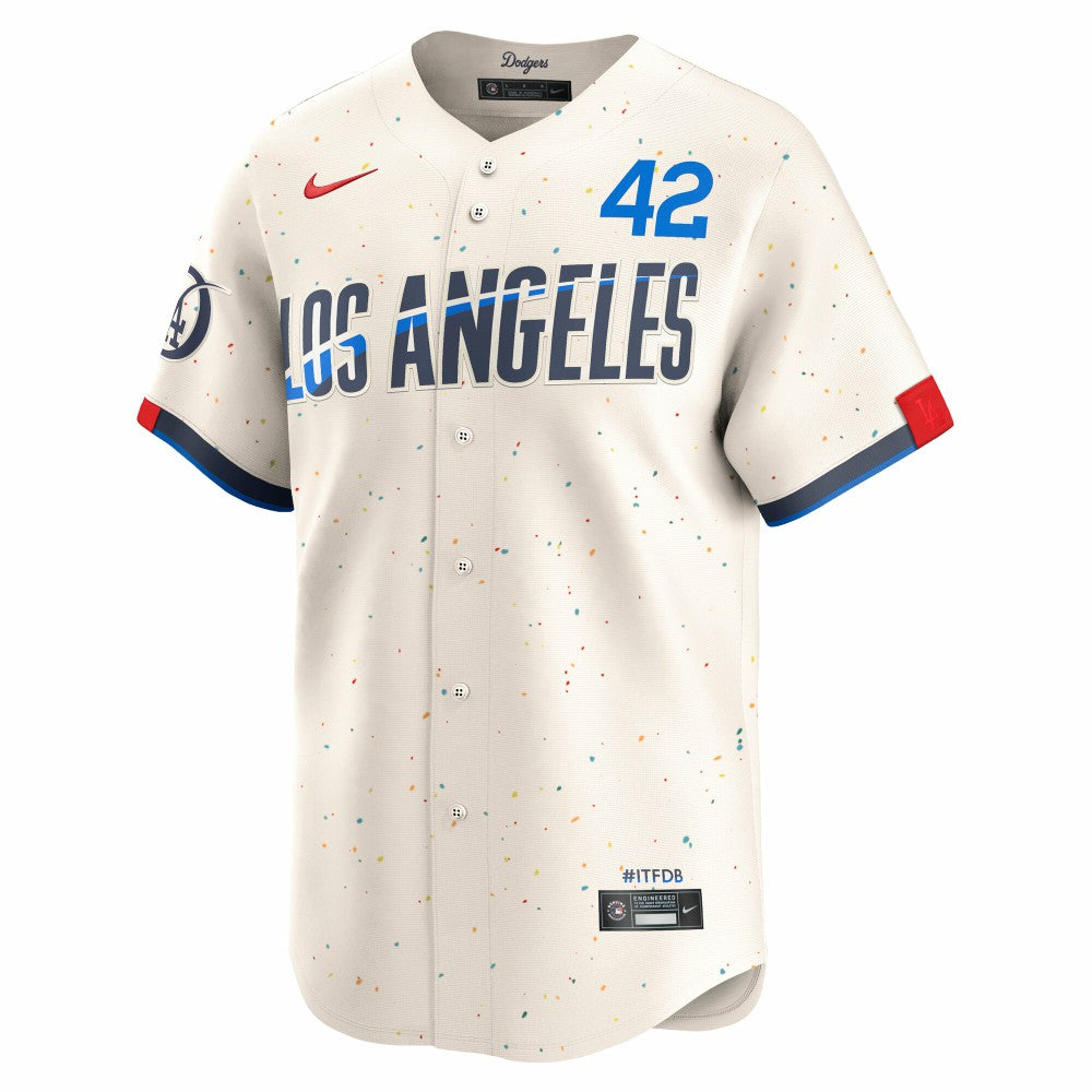 Jackie Robinson Los Angeles Dodgers Nike City Connect Limited Player Jersey - MLB