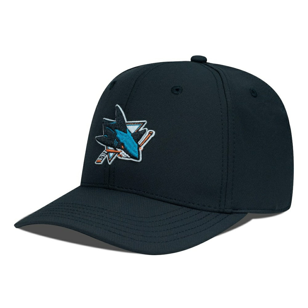San Jose Sharks Levelwear Rise Flex Hat - Black - NHL