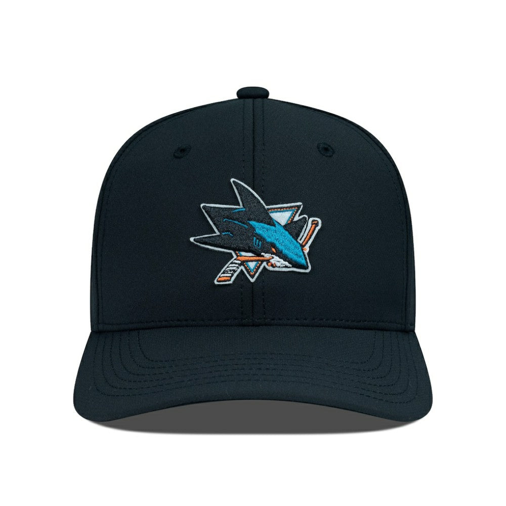 San Jose Sharks Levelwear Rise Flex Hat - Black - NHL