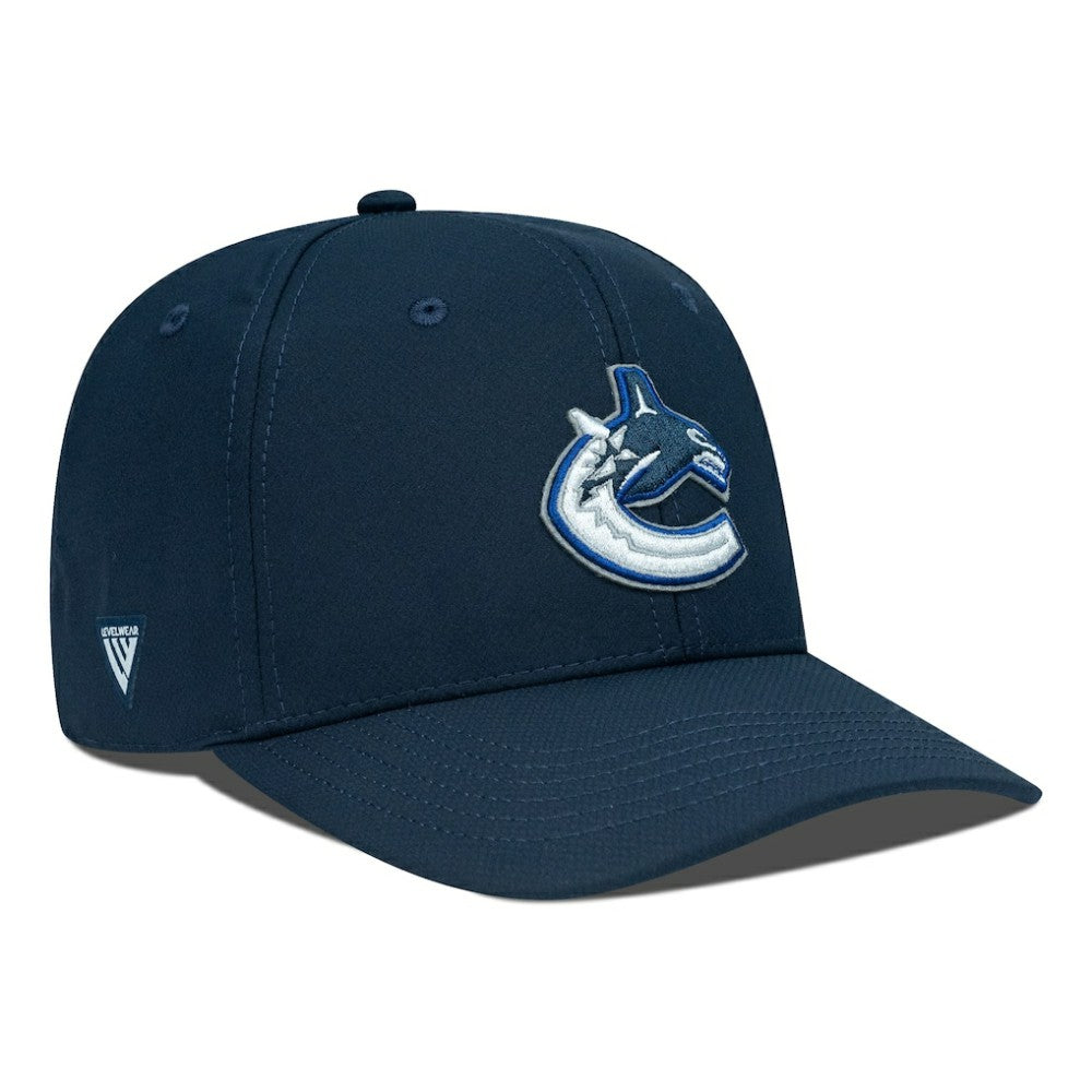 Vancouver Canucks Levelwear Rise Flex Hat - Navy - NHL