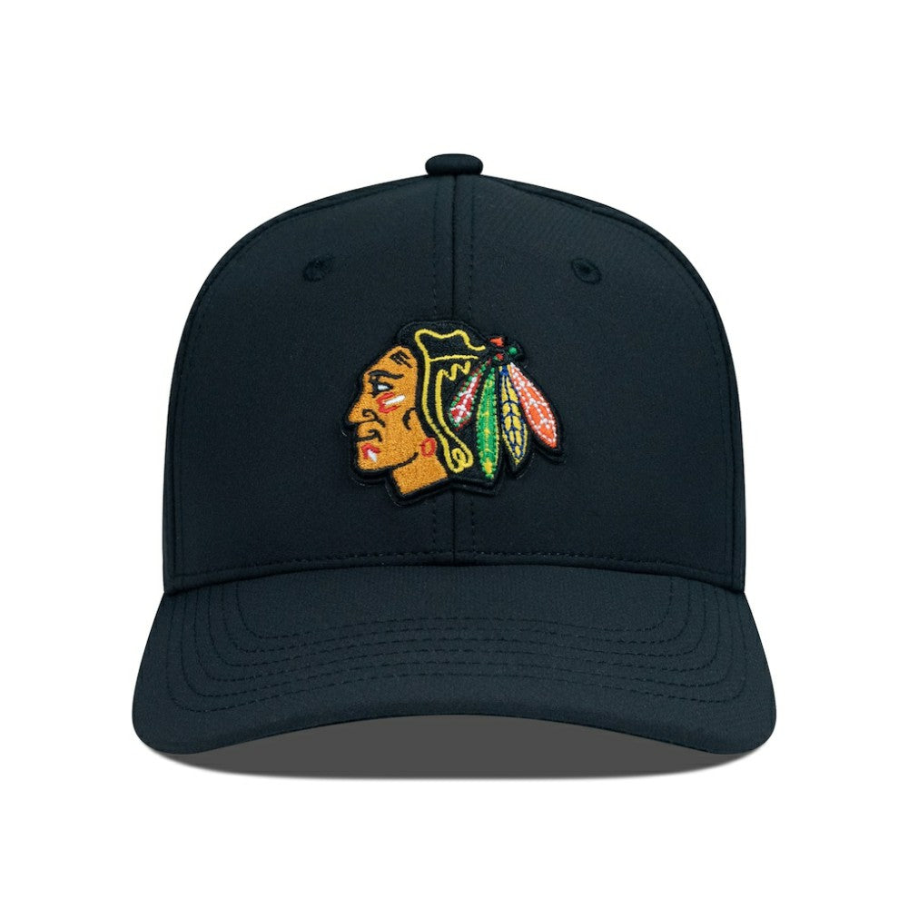 Chicago Blackhawks Levelwear Rise Flex Hat - Black - NHL
