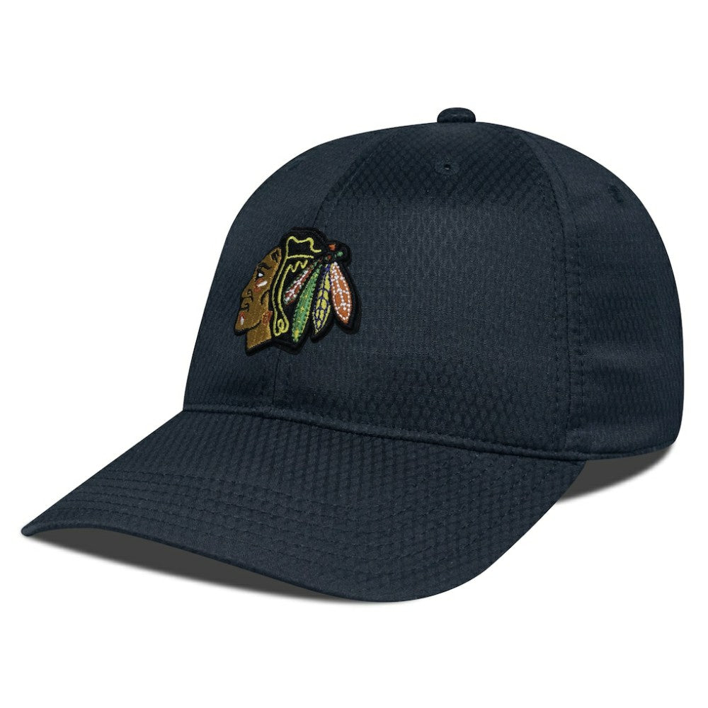 Chicago Blackhawks Levelwear Matrix Adjustable Hat - Black - NHL