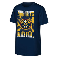 Denver Nuggets Youth Garage Hero T-Shirt Navy - NBA