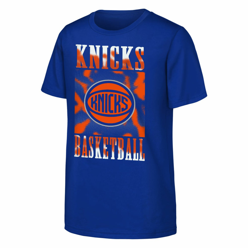 New York Knicks Youth Garage Hero T-Shirt Blue - NBA