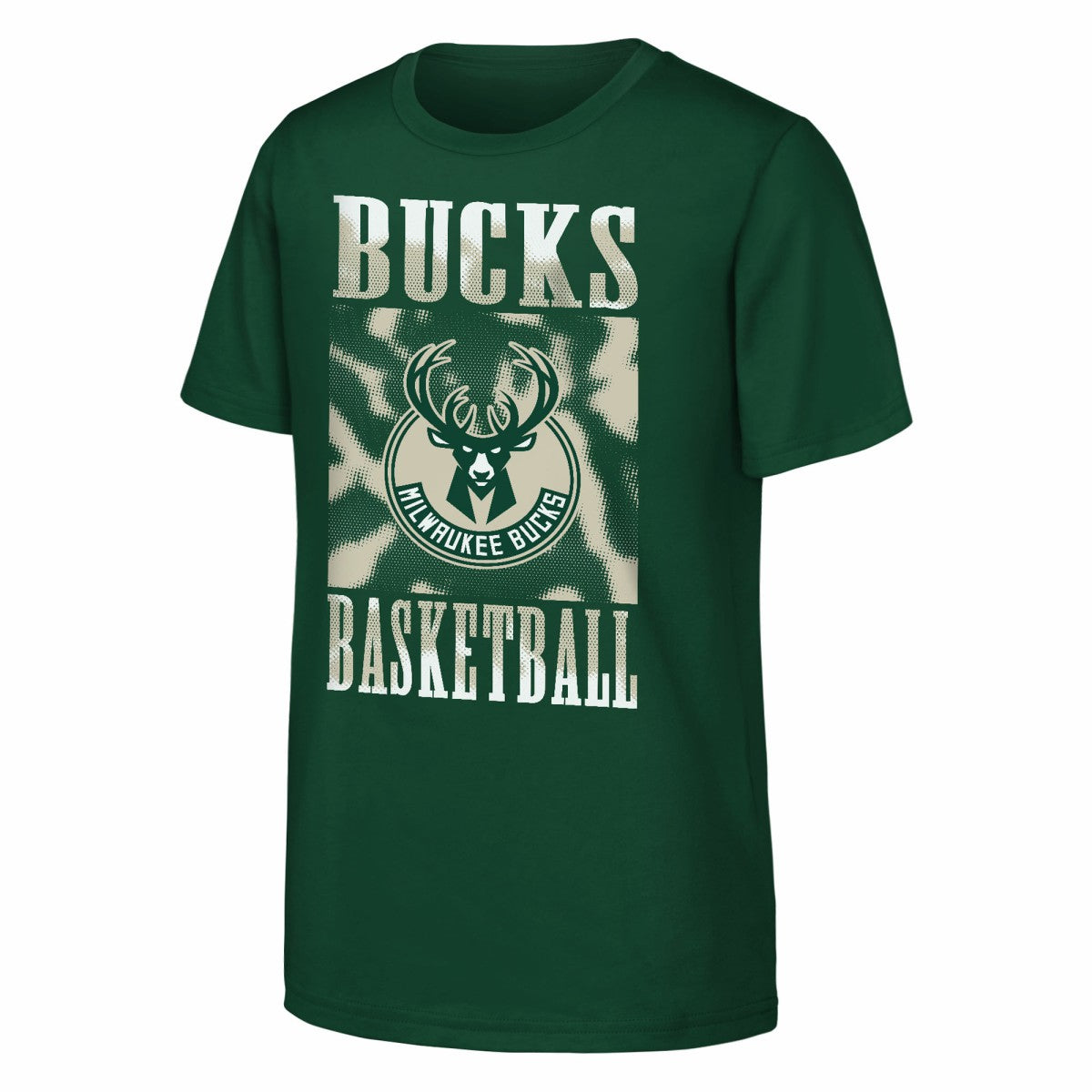 Milwaukee Bucks Youth Garage Hero T-Shirt Hunter Green - NBA