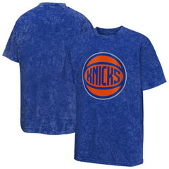 New York Knicks Youth Rugged Defense T-Shirt Blue - NBA