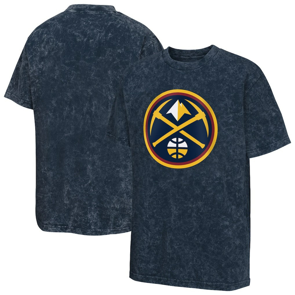 Denver Nuggets Youth Rugged Defense T-Shirt Navy - NBA