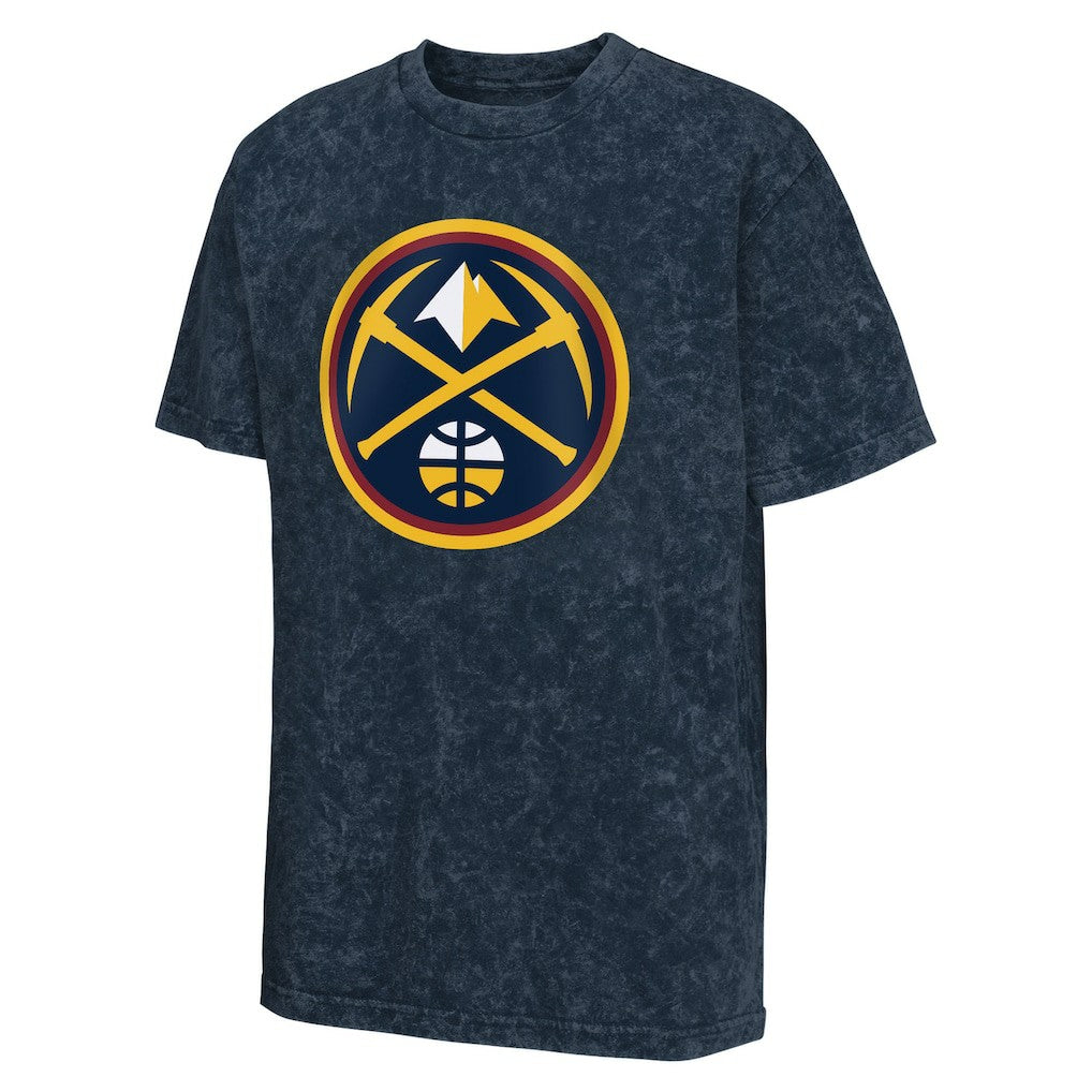 Denver Nuggets Youth Rugged Defense T-Shirt Navy - NBA