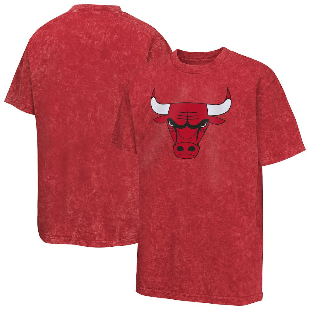 Chicago Bulls Youth Rugged Defense T-Shirt Red - NBA