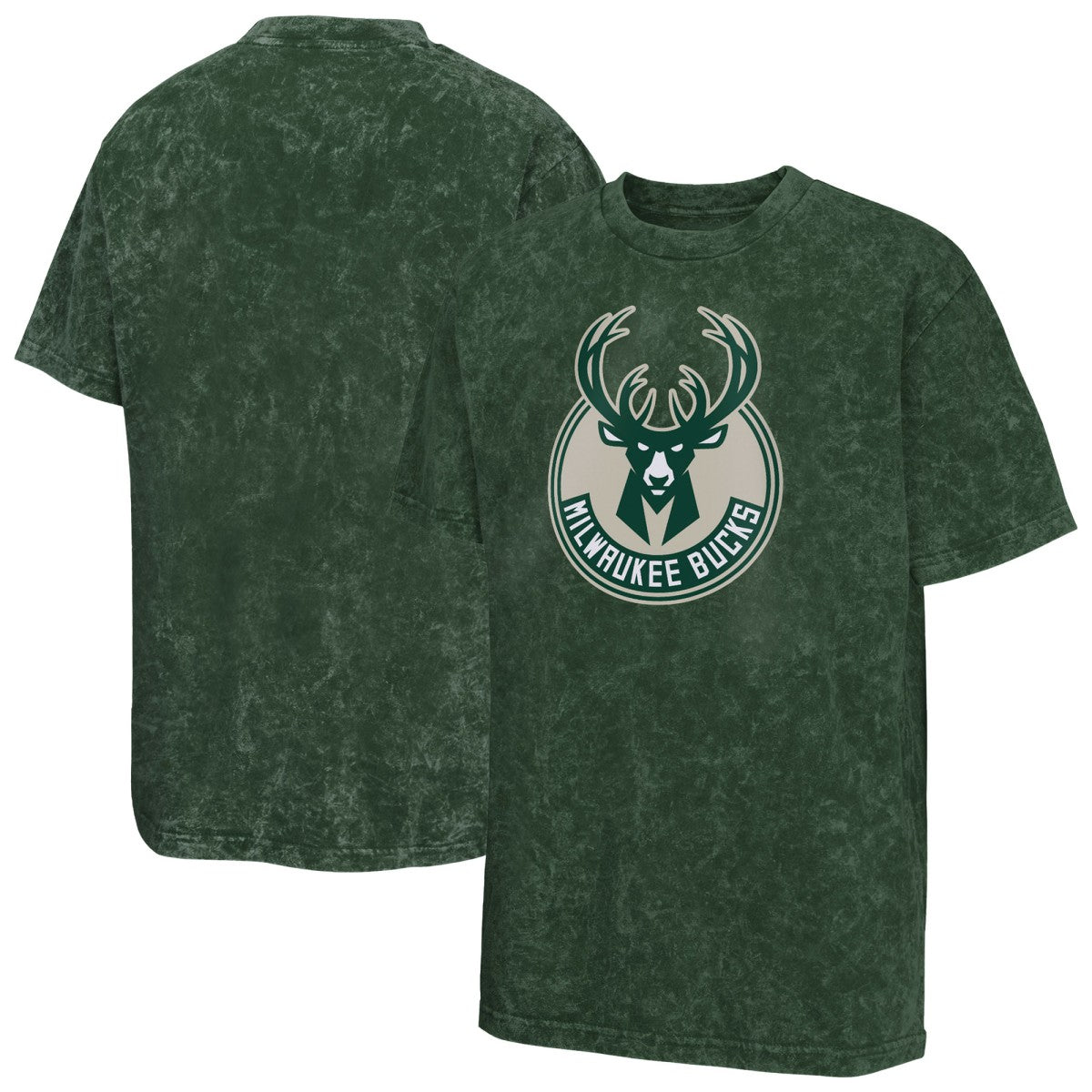 Milwaukee Bucks Youth Rugged Defense T-Shirt Green - NBA