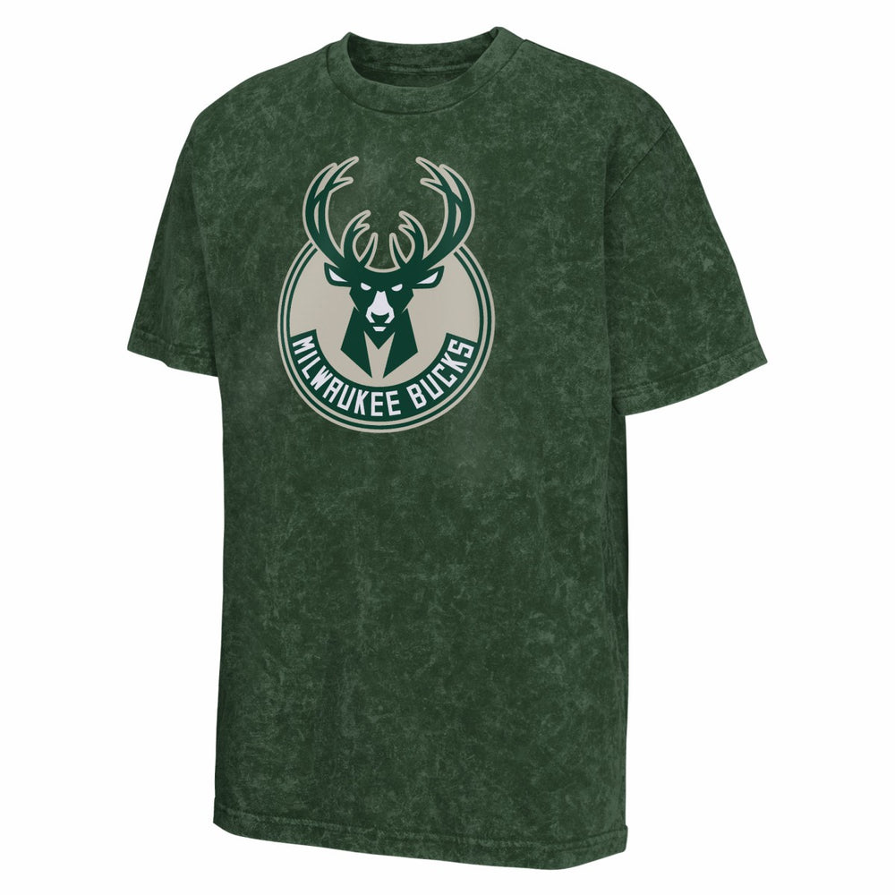 Milwaukee Bucks Youth Rugged Defense T-Shirt Green - NBA