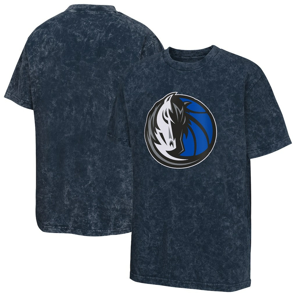Dallas Mavericks Youth Rugged Defense T-Shirt Navy - NBA