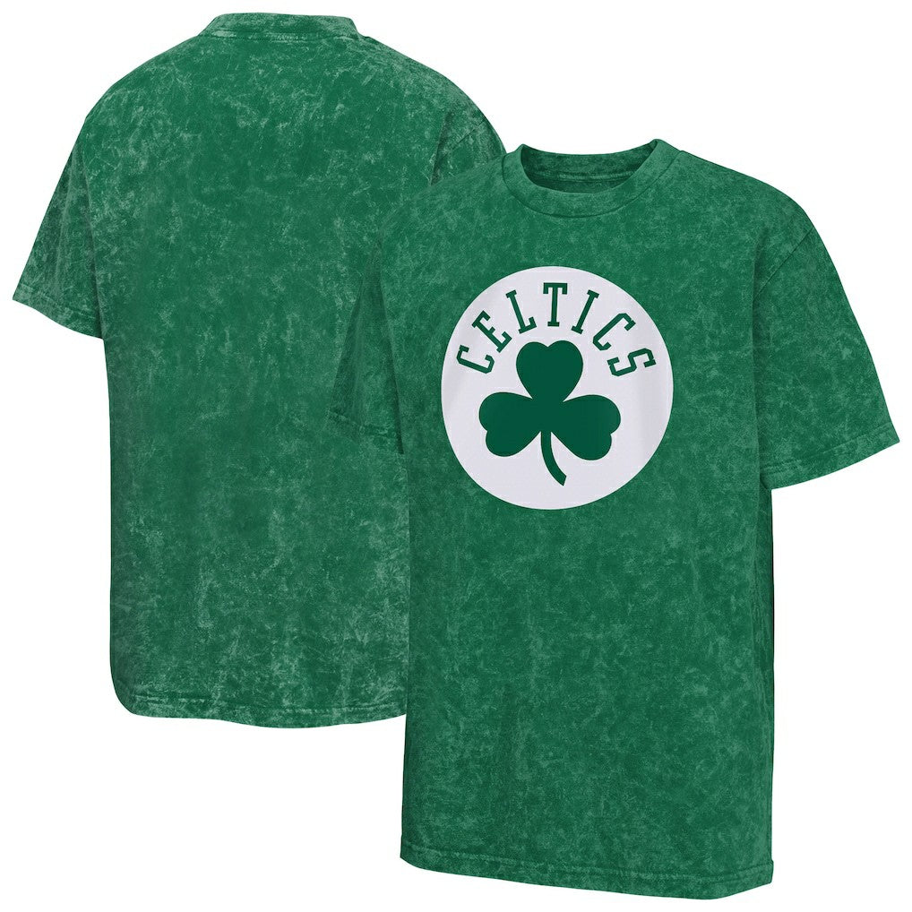 Boston Celtics Youth Rugged Defense T-Shirt Green - NBA