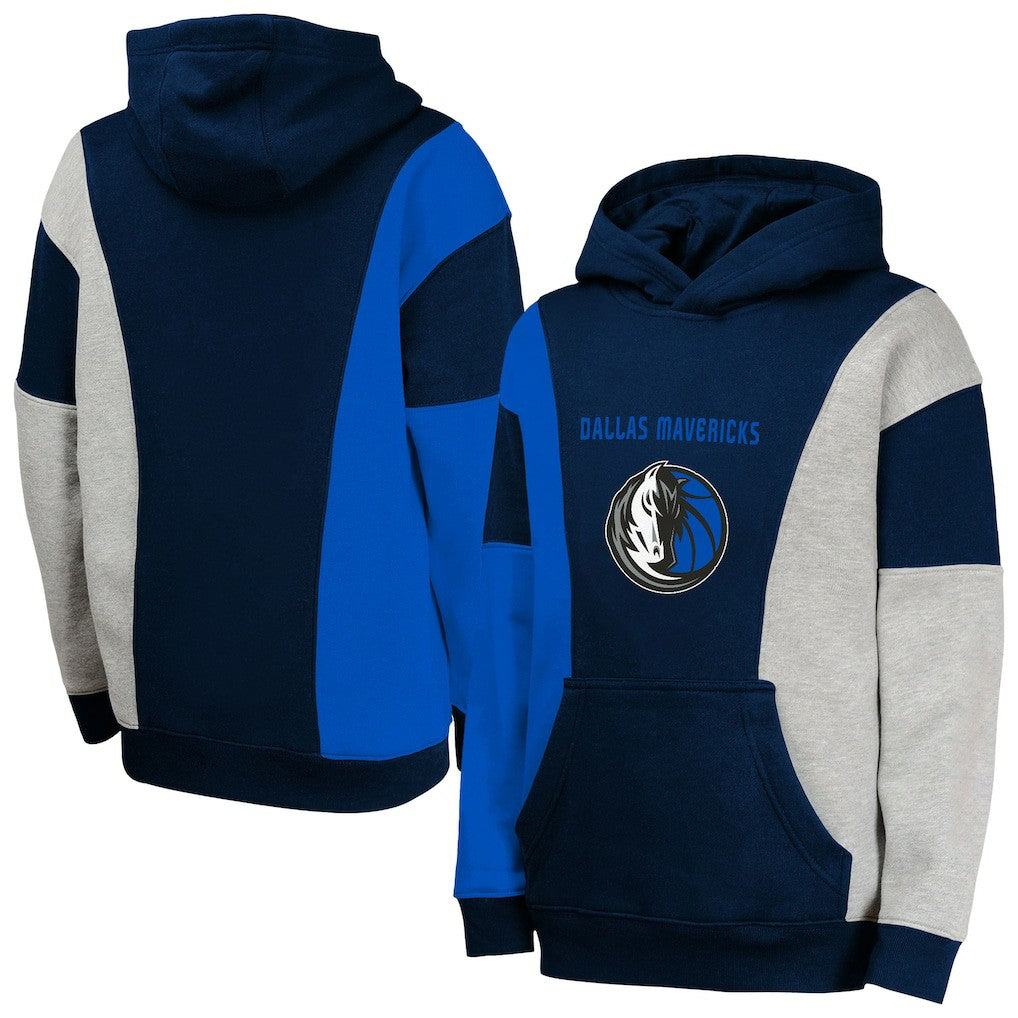 Dallas Mavericks Youth Ace In the Hole Pullover Hoodie Navy - NBA