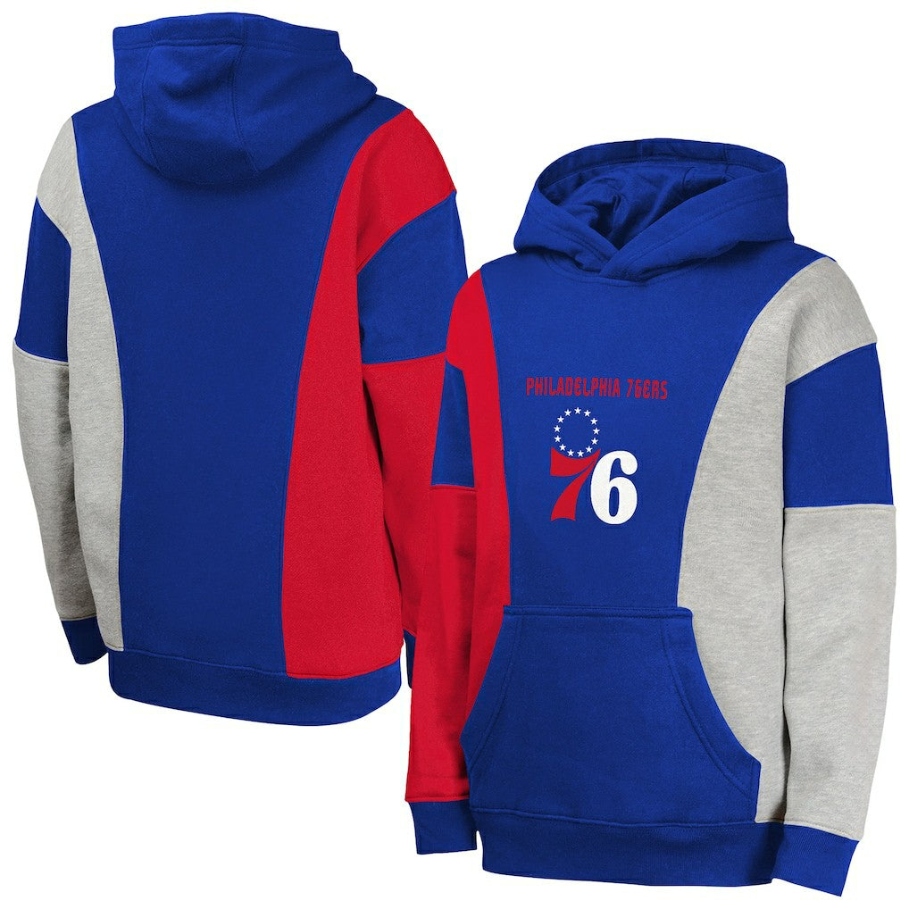 Philadelphia 76ers Youth Ace In the Hole Pullover Hoodie Blue - NBA