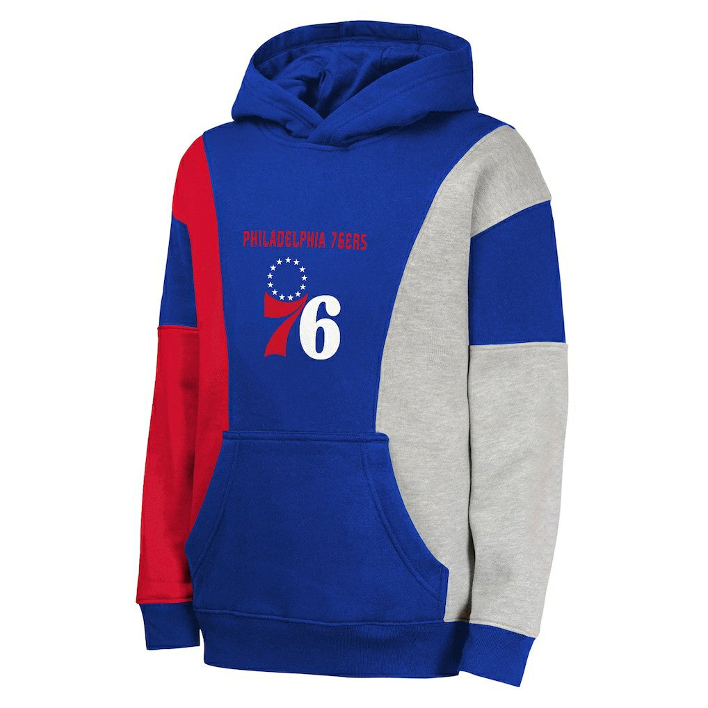 Philadelphia 76ers Youth Ace In the Hole Pullover Hoodie Blue - NBA